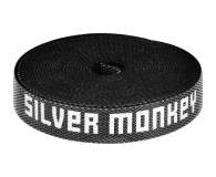 Kabel komputerowy SILVER MONKEY Rzep do kabli 3m (czarny) SM-COV-3B